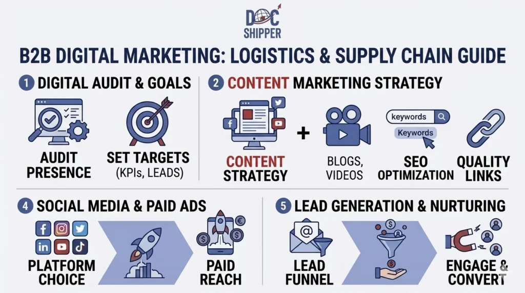 B2B Digital Marketing for Logistics in %currentyear%