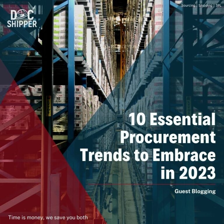 10 Essential Sourcing & Procurement Trends To Embrace In 2023