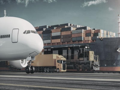 Freight means like airplane, truck, train and cargo ship
