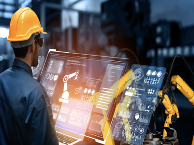 Worker with automised work