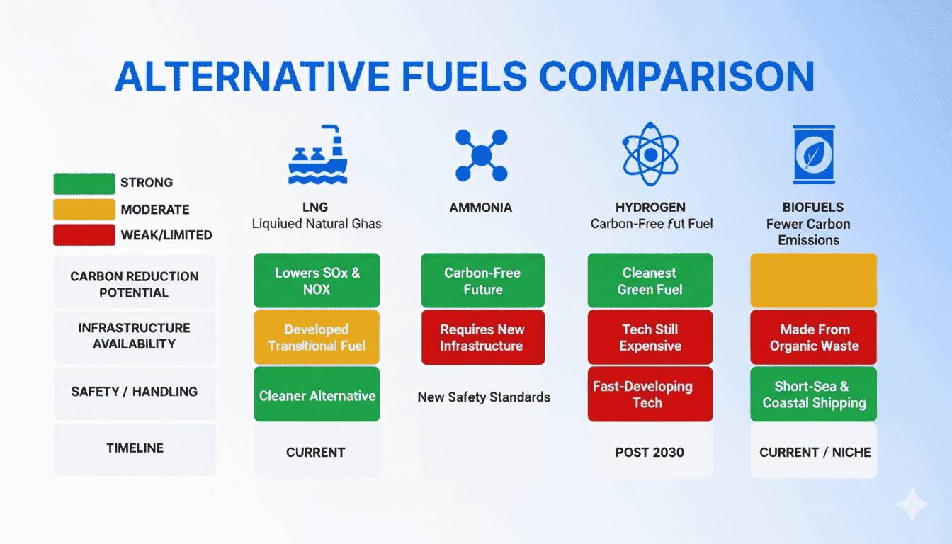 Alternative fuel comparison
