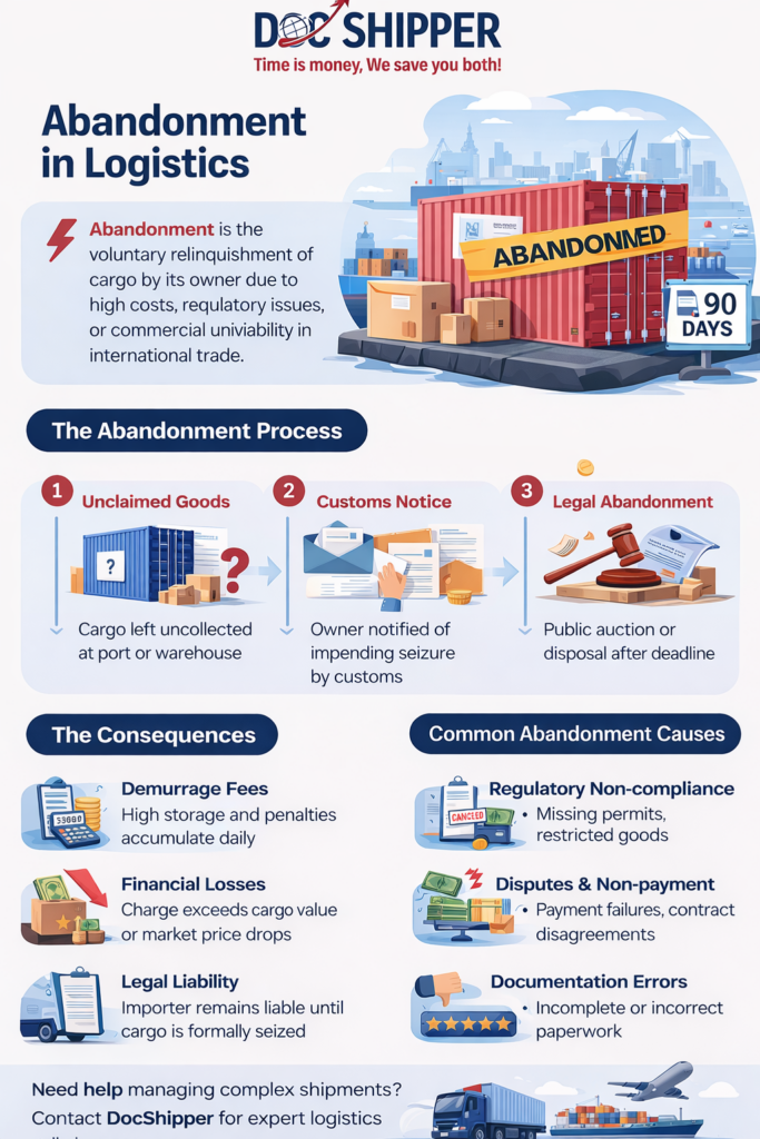 Abandonment in Logistics