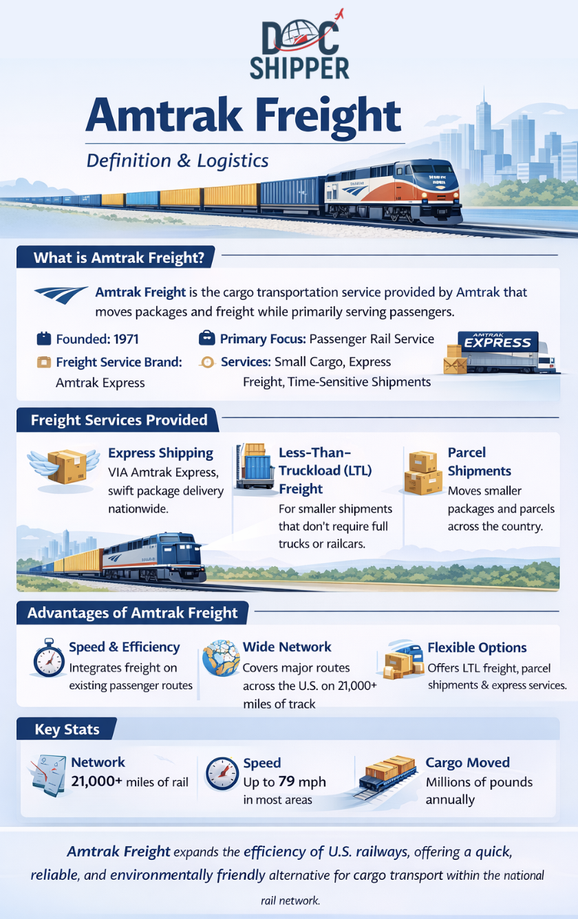Amtrak: Freight Services & Shipping Guide for 2026 | DocShipper