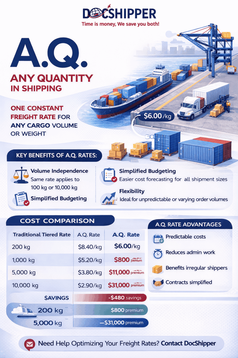 Any Quantity (A.Q.): Definition & Guide for 2026 - DocShipper