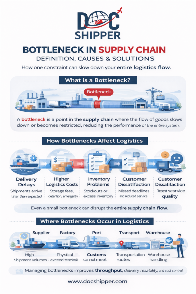 BOTTLENECK IN SUPPLY CHAIN