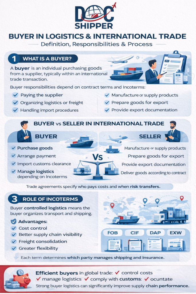 BUYER IN LOGISTICS & INTERNATIONAL TRADE