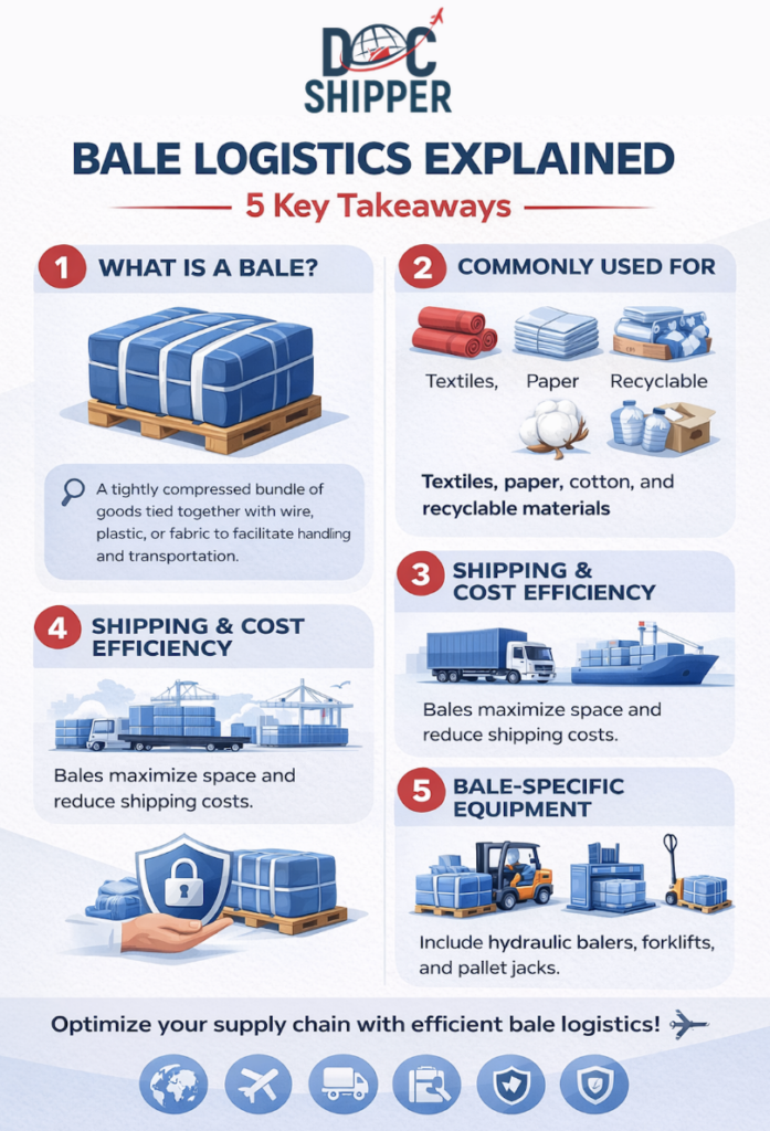 Bale logistics explained