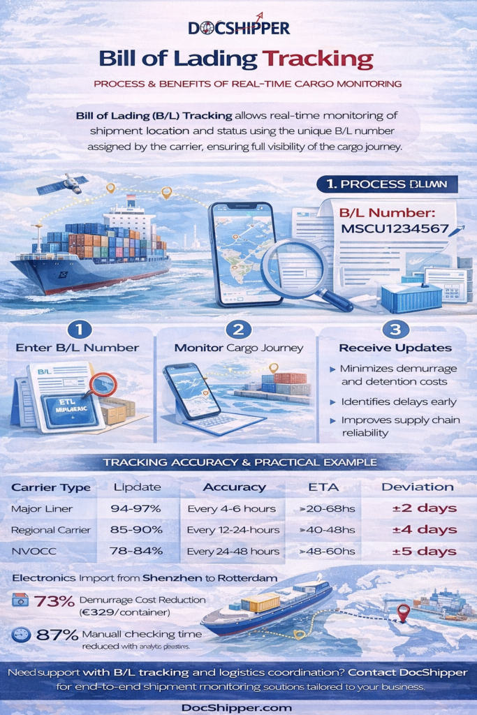 Bill of Lading Tracking