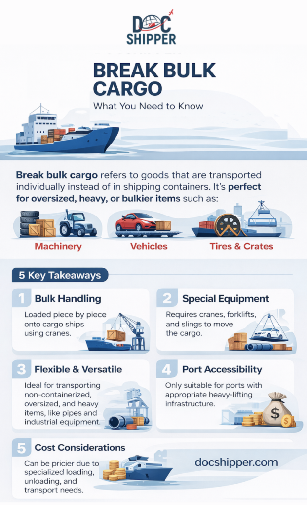 Break bulk cargo