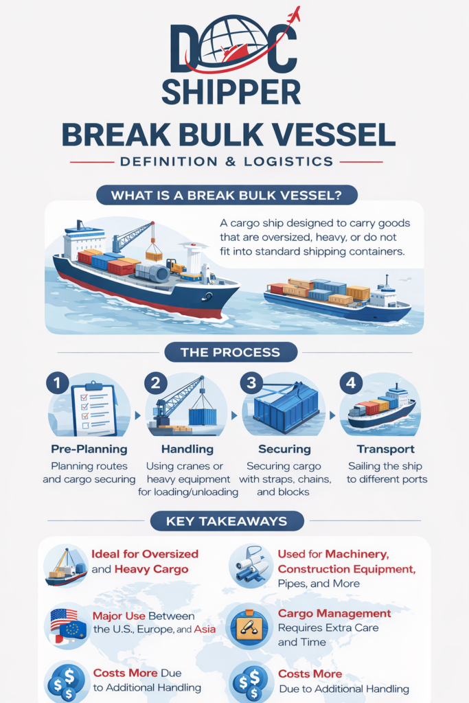 Break bulk vessel
