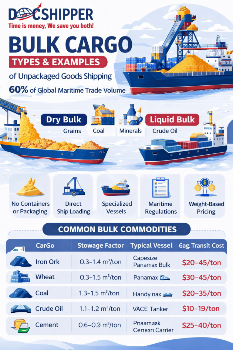 Bulk Cargo: Definition, Types & Guide for 2026