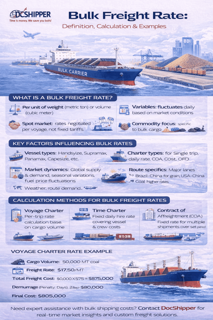 Bulk Freight Rate