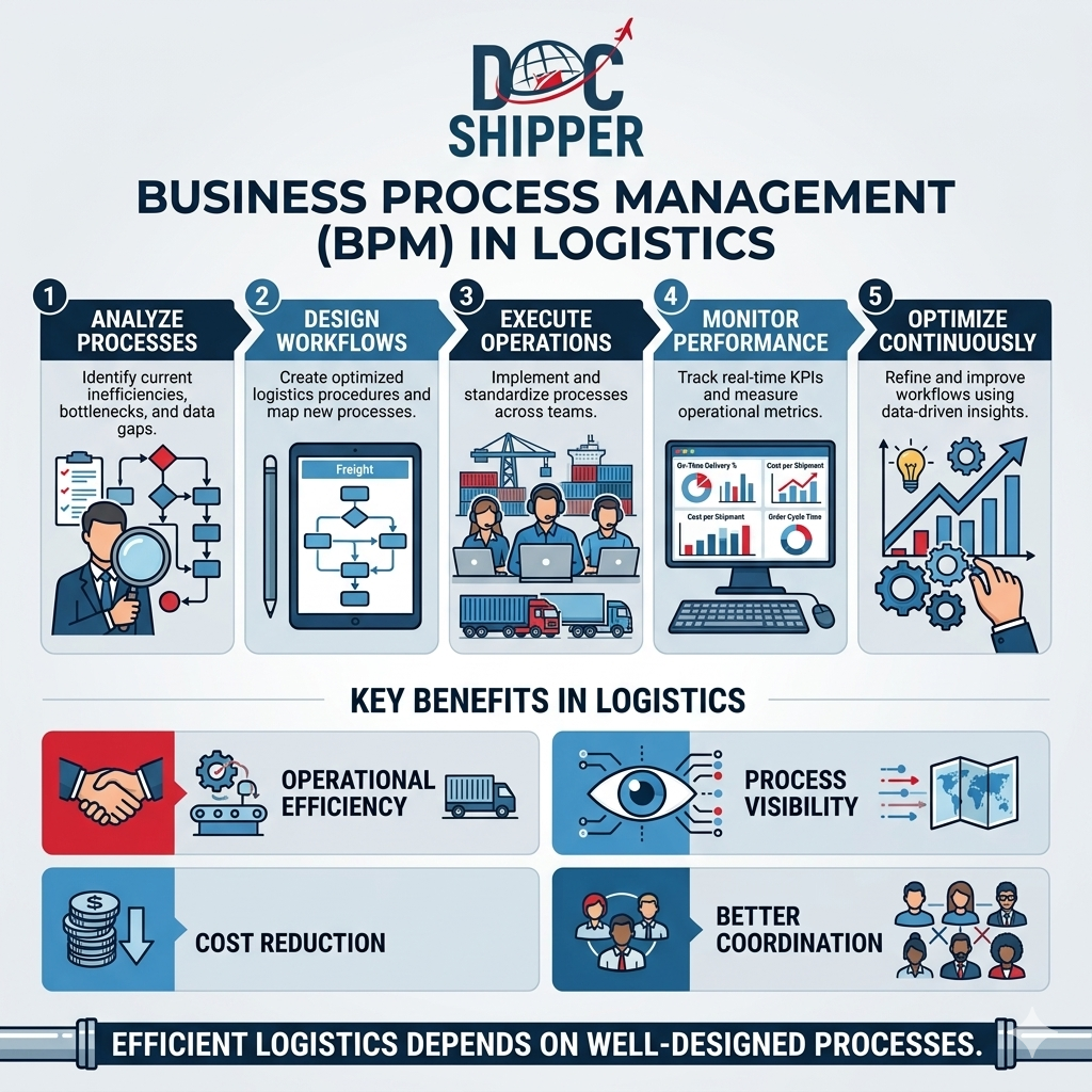 Business process management (bpm) in logistics