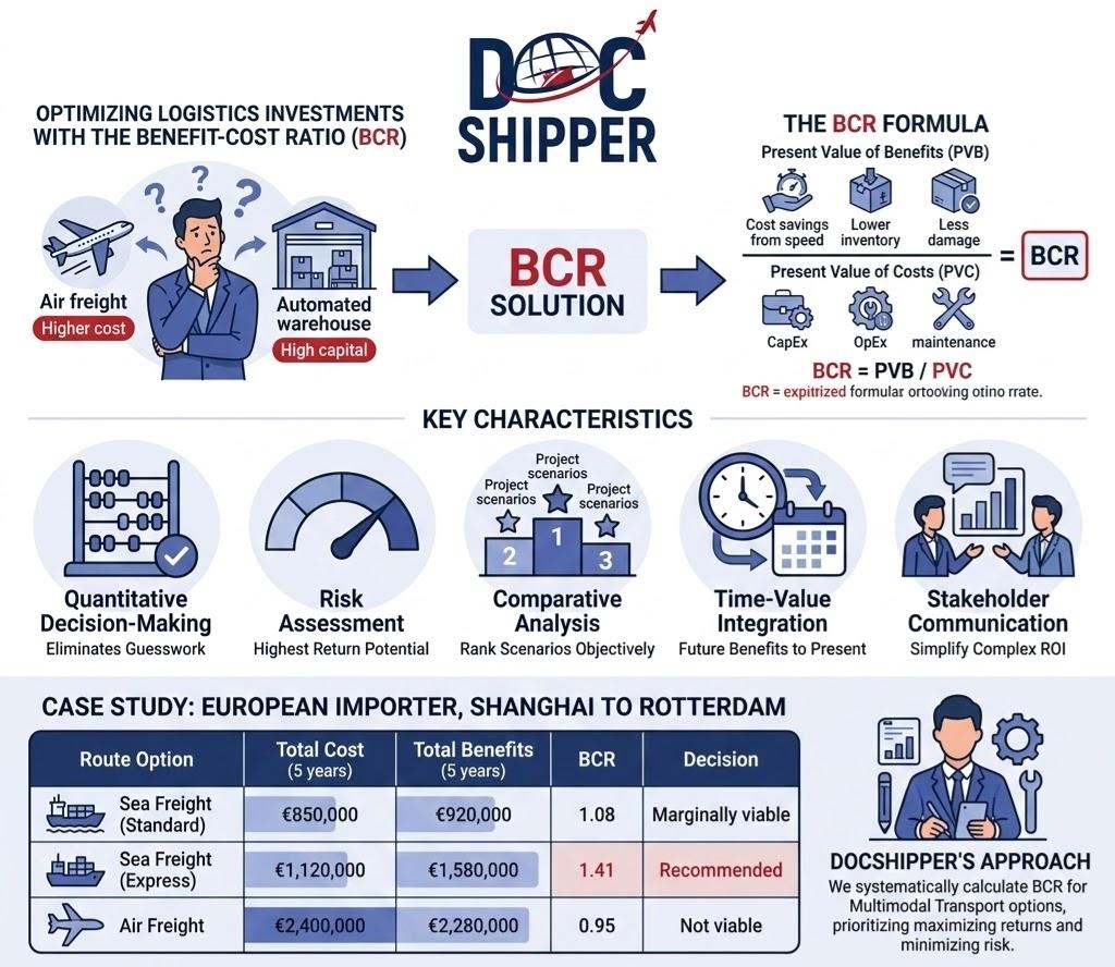 OPTIMIZING LOGISTICS INVESTMENTS WITH THE BENEFIT-COST RATIO