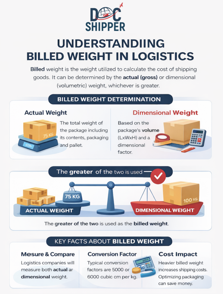 UNDERSTANDING BILLED WEIGHT IN LOGISTICS