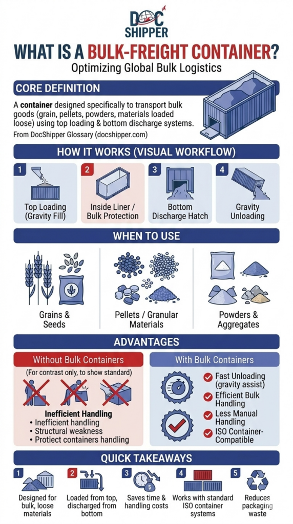 WHAT IS A BULK-FREIGHT CONTAINER?