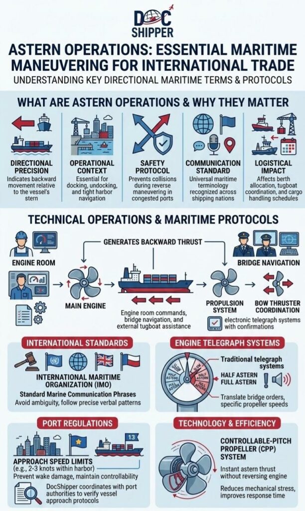 astern operations