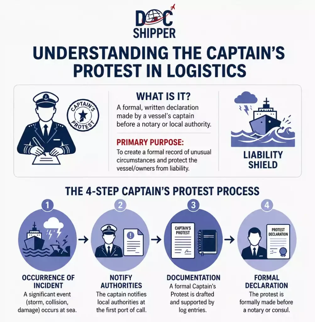 Captain's Protest: Definition & Legal Guide for %currentyear%