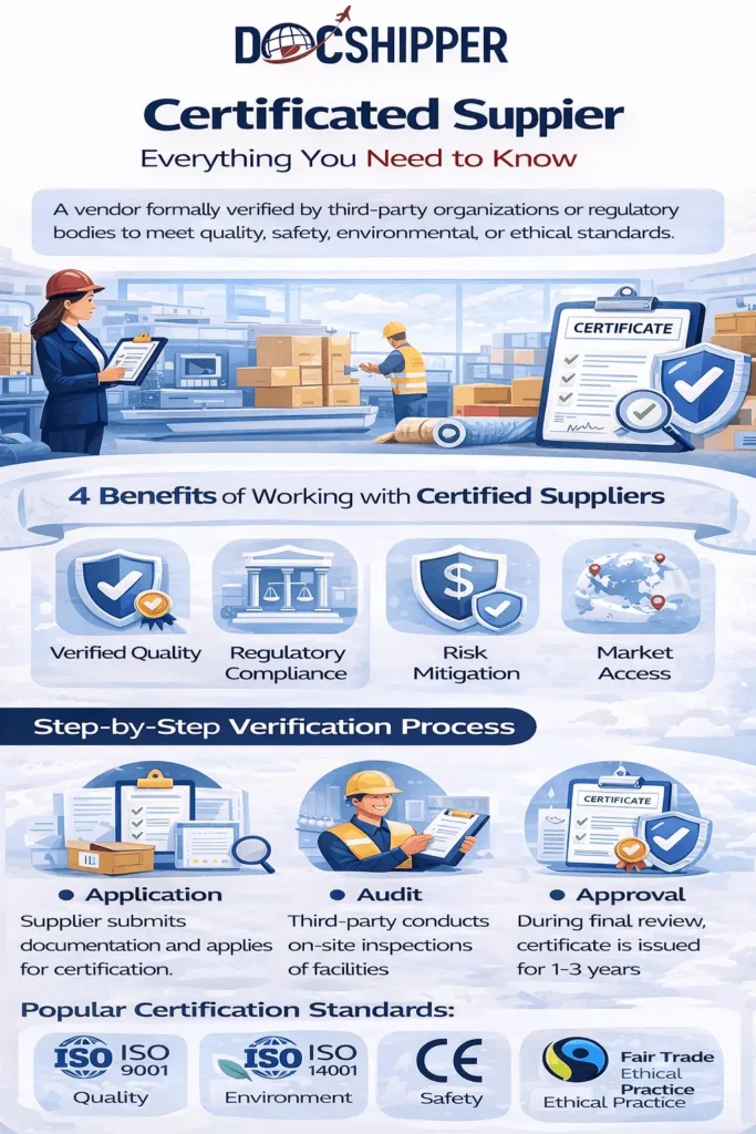 Certified Supplier