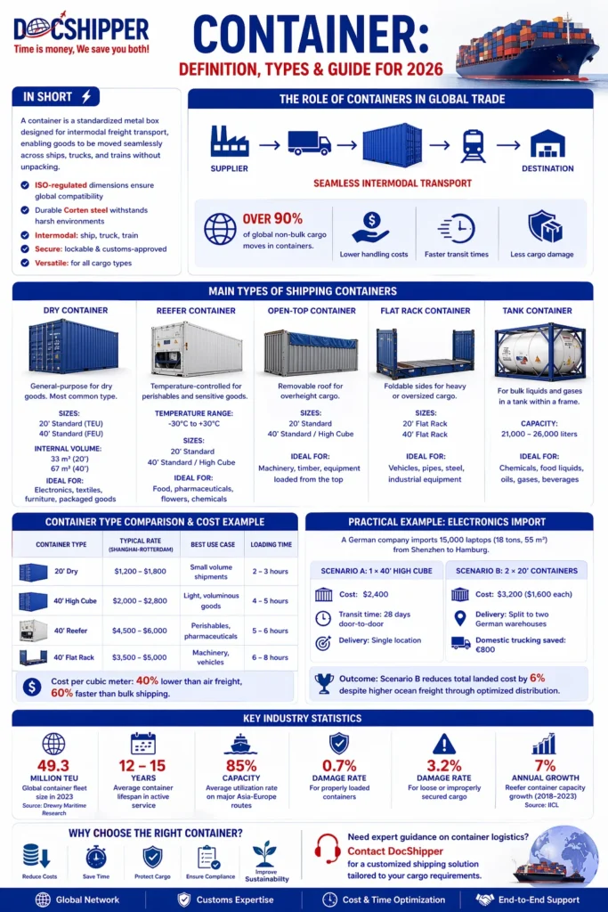 Container: Definition, Types & Guide for 2026