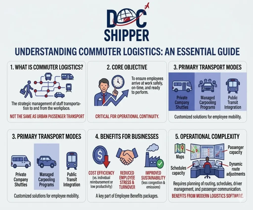 Understanding commuter logistics