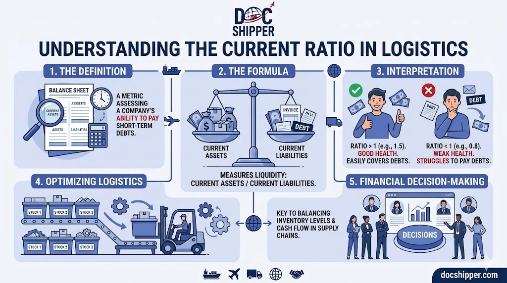 Understanding the current ratio in logistics