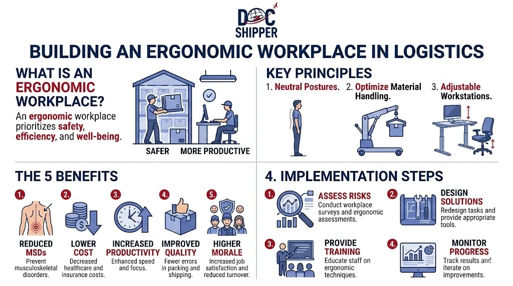 Building an ergonomic workplace in logistics