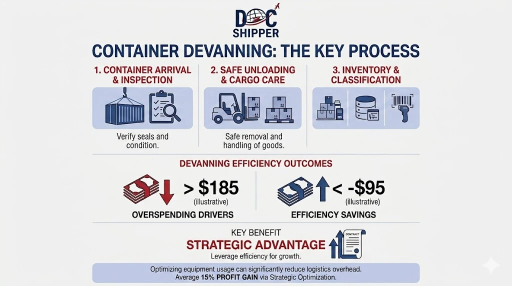 Container devanning - the key process