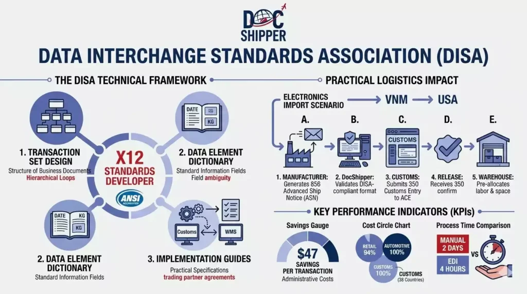 DISA: EDI Standards Definition & Guide for %currentyear% | DocShipper
