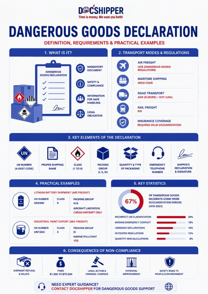 Dangerous Goods Declaration