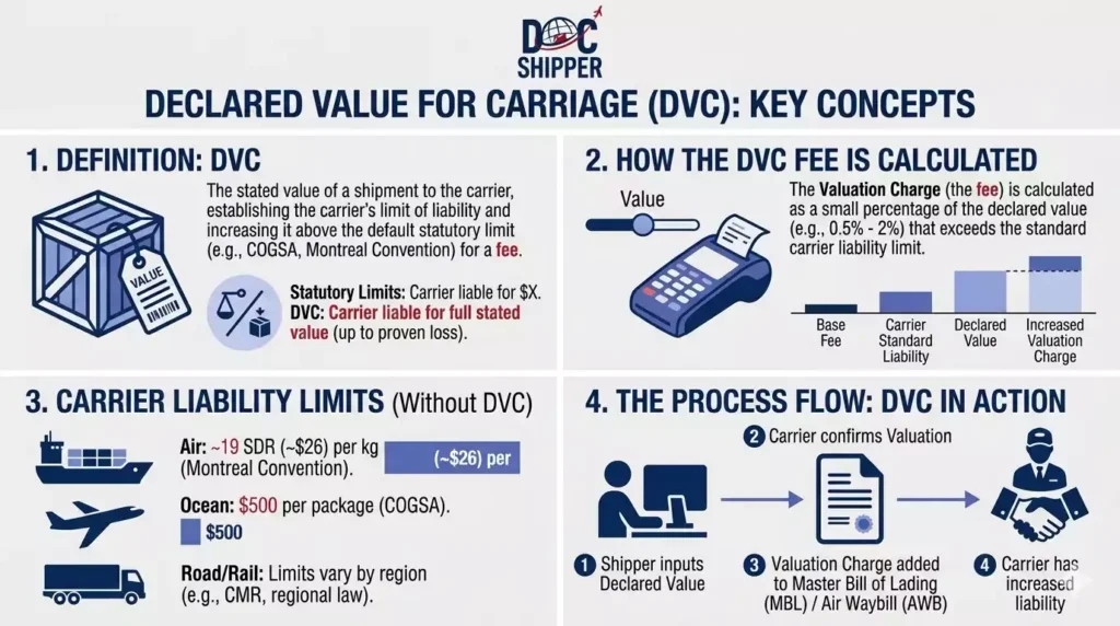 Declared Value for Carriage: Definition & Guide en %currentyear%