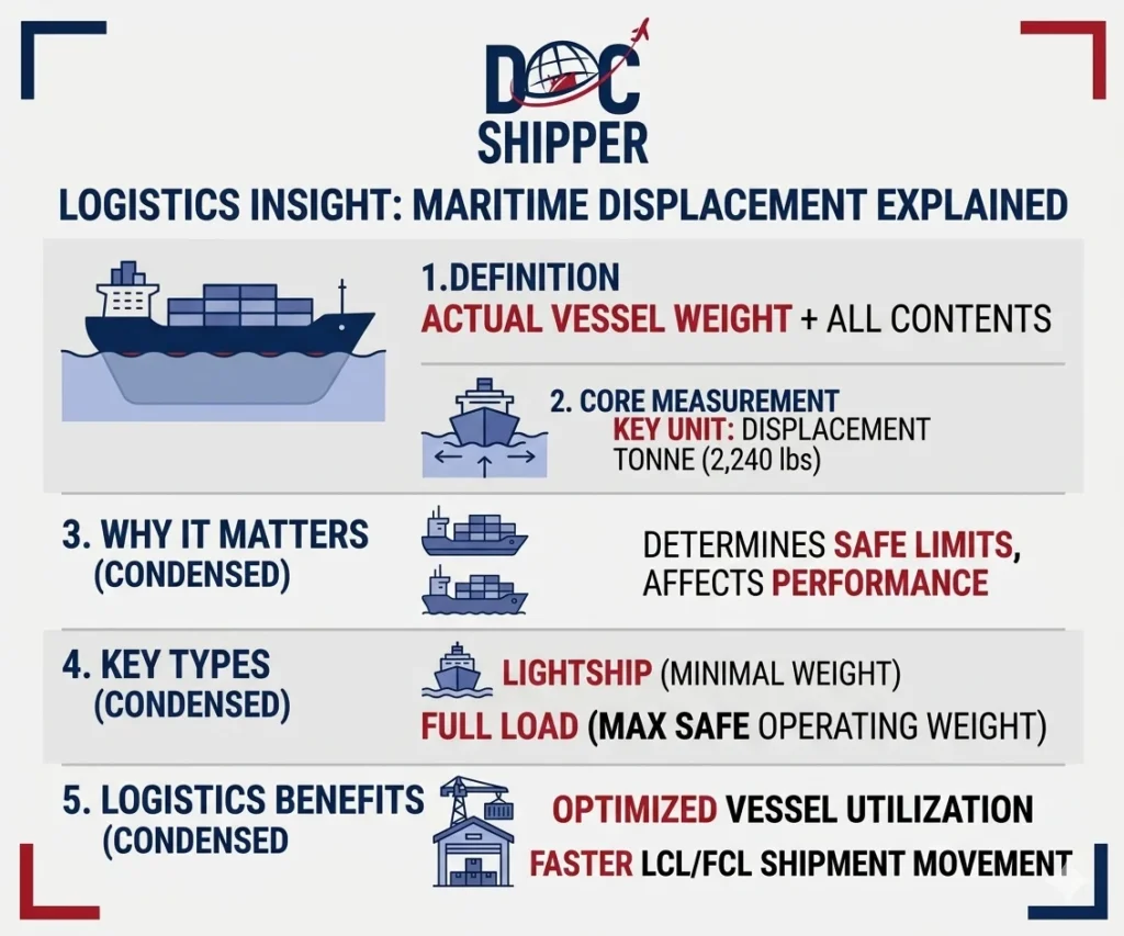 Displacement_ Definition & Maritime Guide for %currentyear% | DocShipper