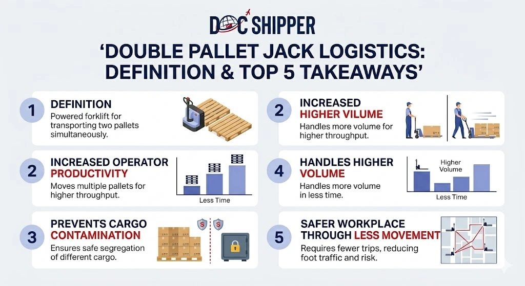 Double pallet jack logistics - definition & top 5 takeaways