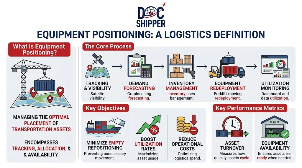 Equipment positioning - a logistics definition