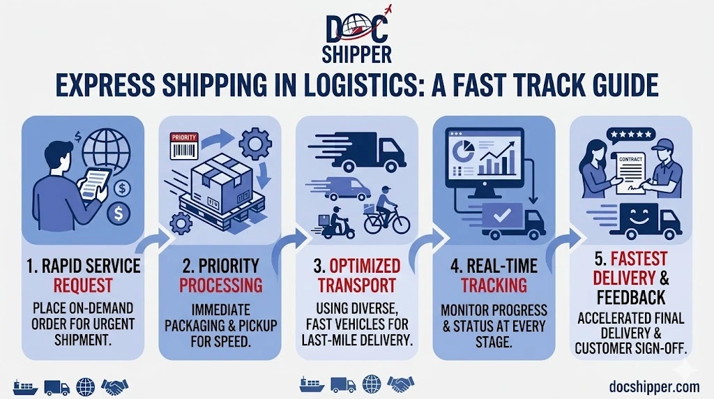 Express shipping in logistics