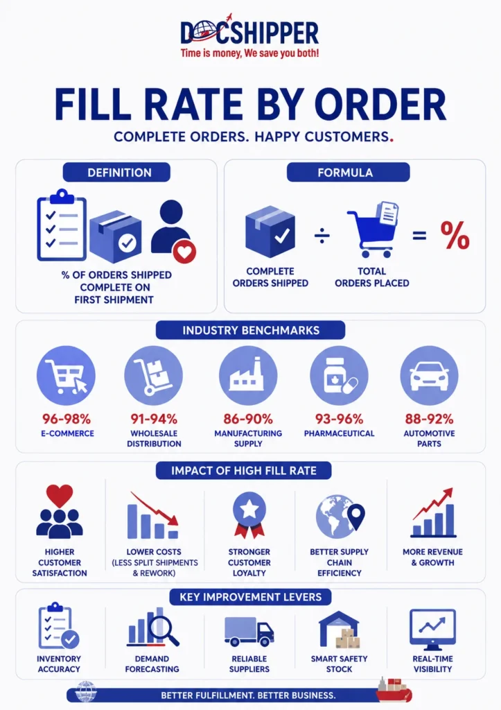 Fill Rate by Order
