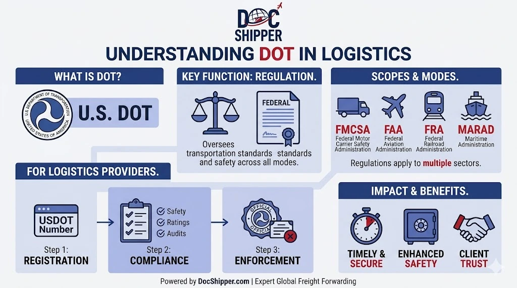 Understanding DOT in logistics