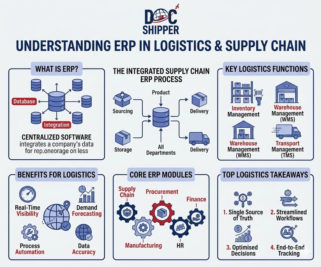 Understanding ERP in logistics & supply chain