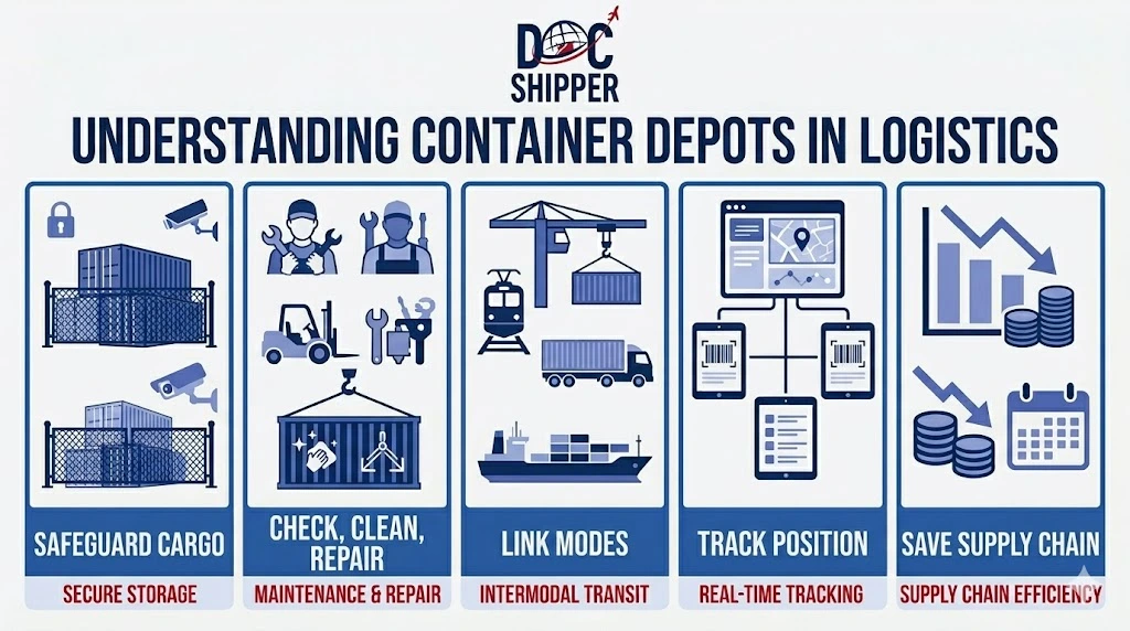 Understanding container depots in logistics