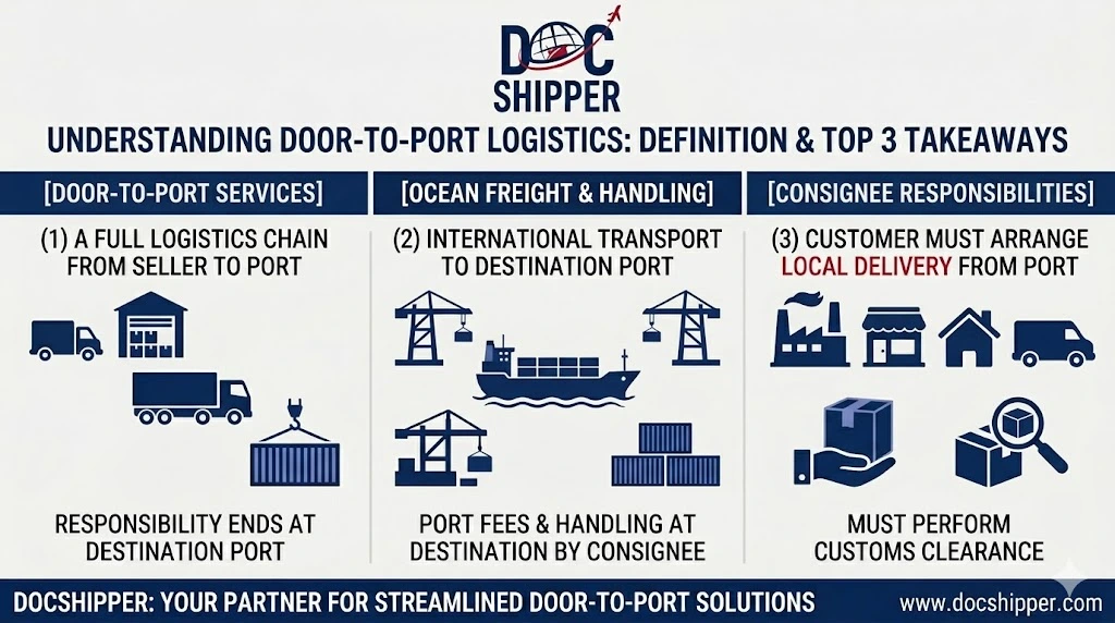 Understanding door to port logistics