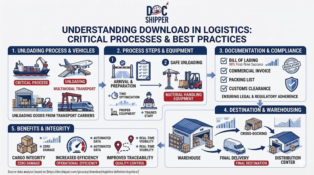 Understanding download in logistics - critical processes & best practices