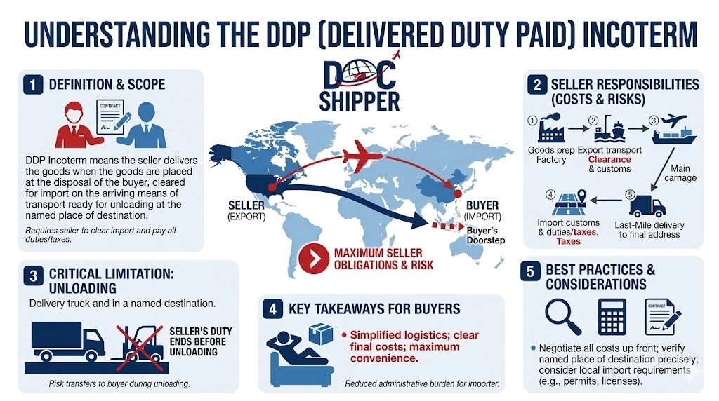 Understanding the DDP (Delivered Duty Paid) Incoterm
