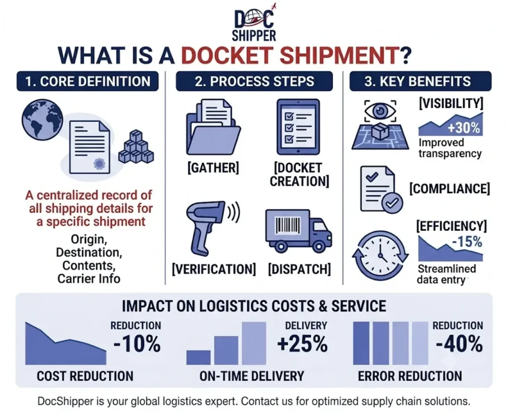 What is a docket shipment (1)