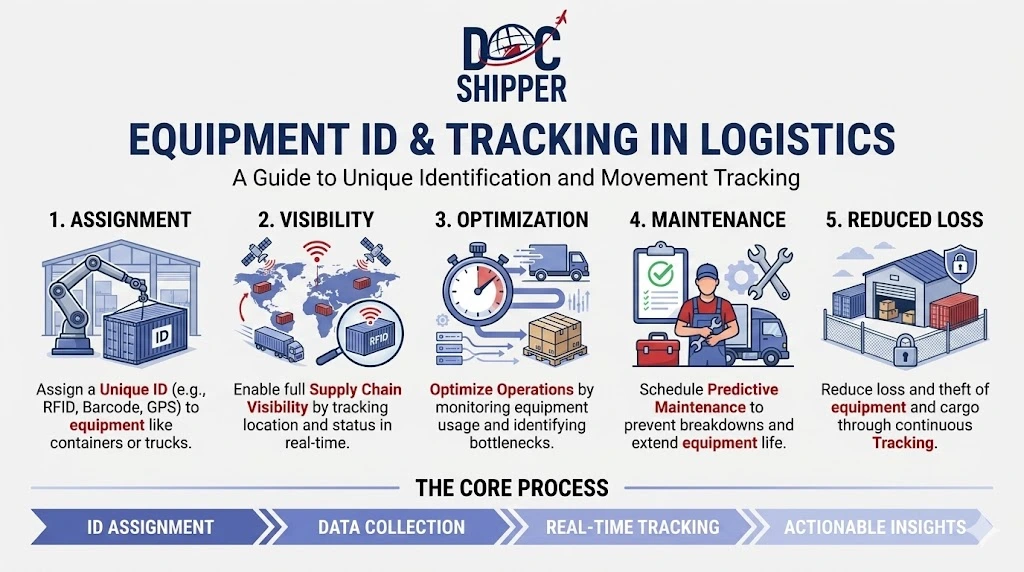equipment id & tracking in logistics