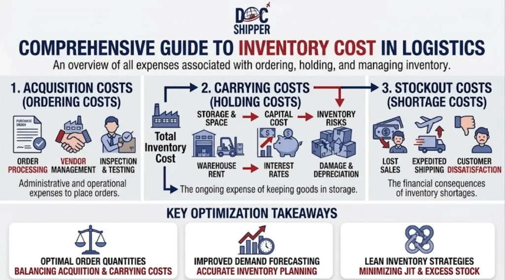 COMPREHENSIVE GUIDE TO INVENTORY COST IN LOGISTICS