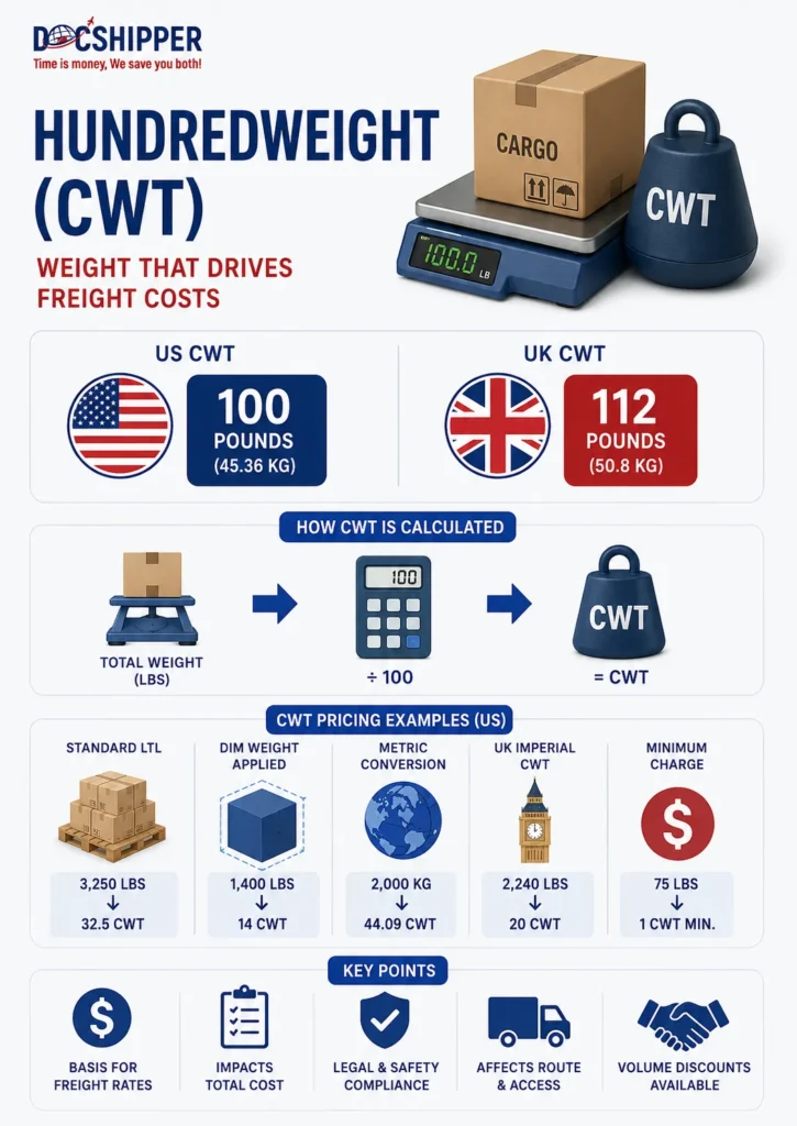 Hundredweight (CWT)