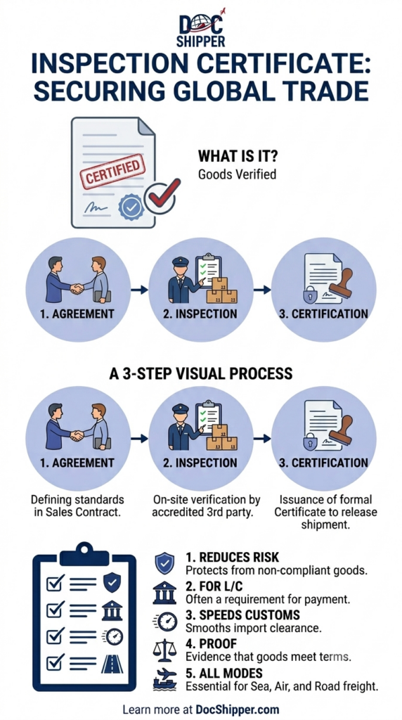 Inspection Certificate: Definition & Complete Guide for 2026
