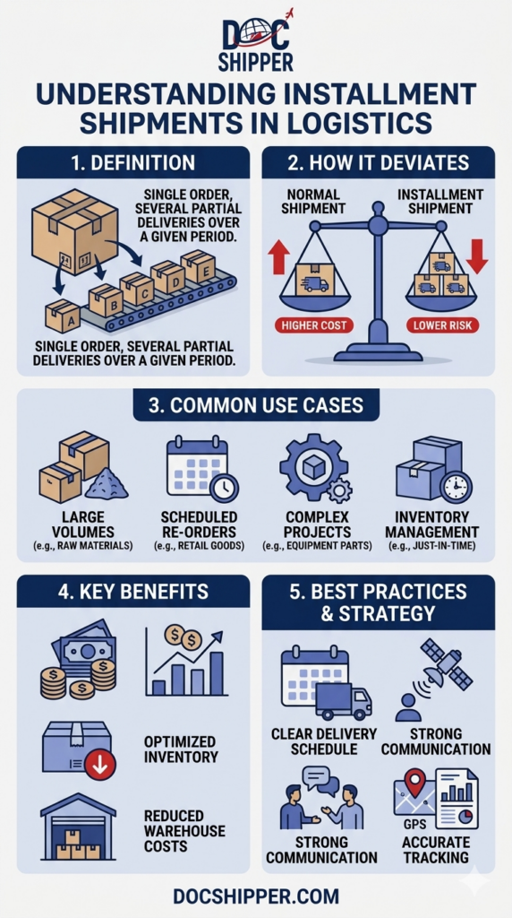 Installment Shipments: Definition & Guide for %currentyear% | DocShipper