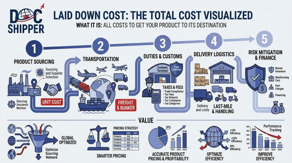 Laid-Down Cost: Definition & Calculation Guide for %currentyear%