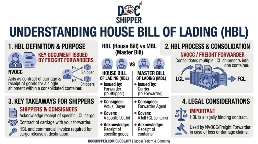 UNDERSTANDING HOUSE BILL OF LADING (HBL)